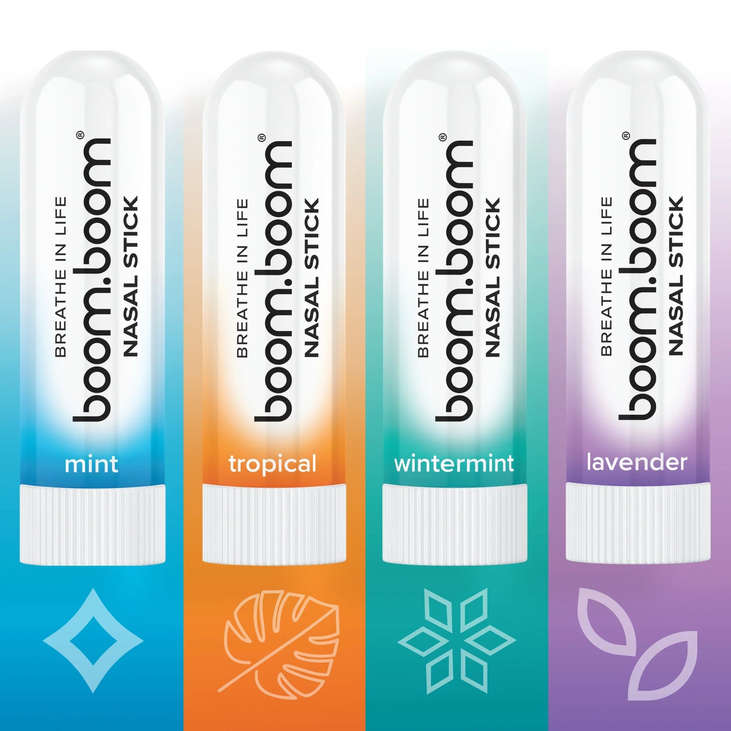 Nasal Stick Vapor Flow Technology | Better Breathing + Natural Focus | Cool Refreshing Sensation | Premium Essential Oils + Menthol Inhaler