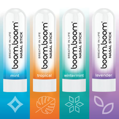 Nasal Stick  Vapor Flow Technology | Better Breathing + Natural Focus | Cool Refreshing Sensation | Premium Essential Oils + Menthol Inhaler