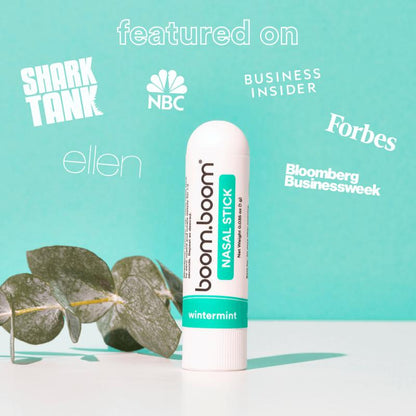 Nasal Stick  Vapor Flow Technology | Better Breathing + Natural Focus | Cool Refreshing Sensation | Premium Essential Oils + Menthol Inhaler