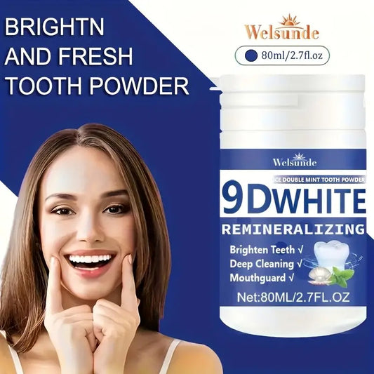 9D Tooth Whitening Powder Deep Cleaning Fresh Breath for Daily Life