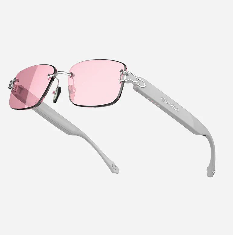 Aura White Frame Energy Lenses