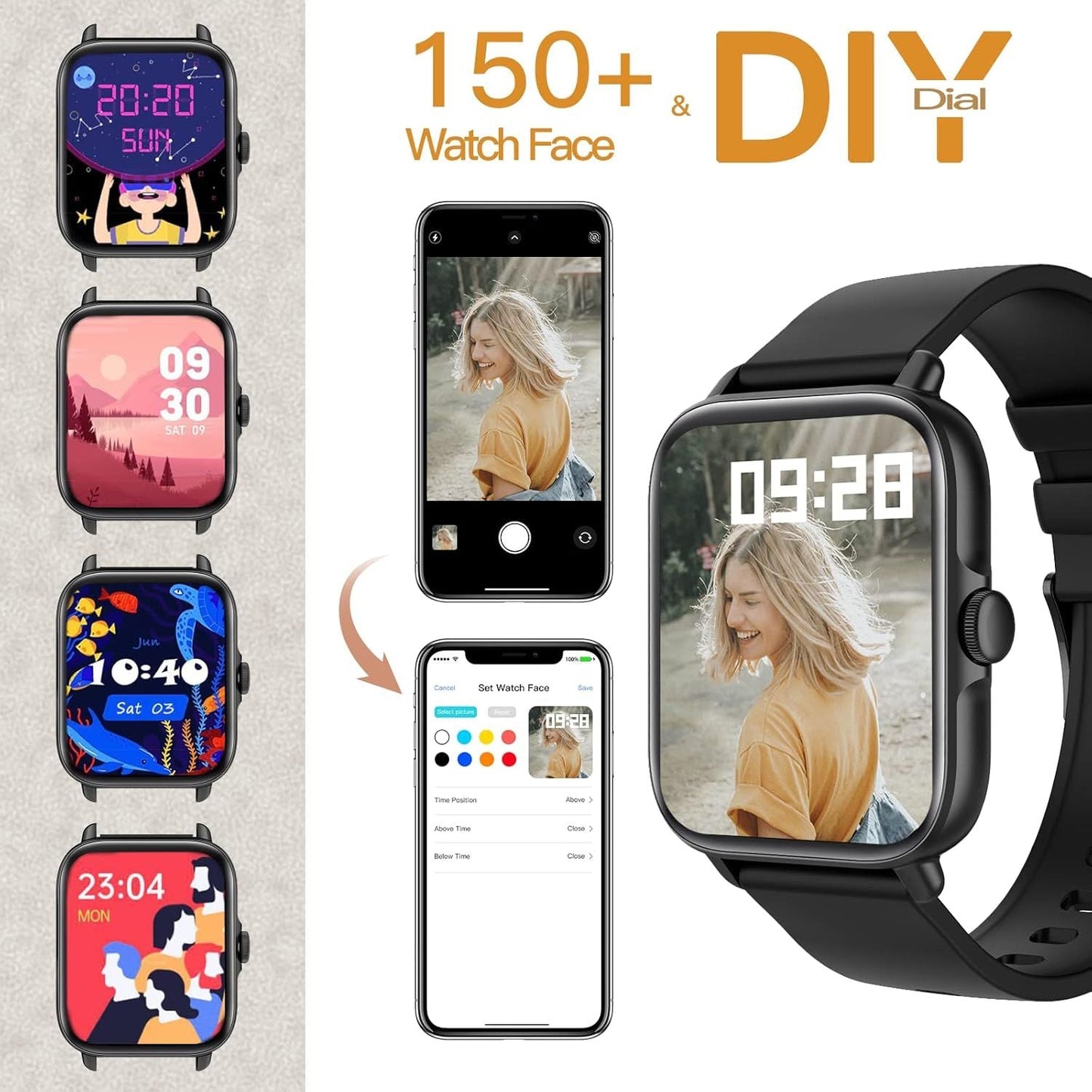 AK 96 Smart Watch – Advanced Calling, Fitness & Health Tracking