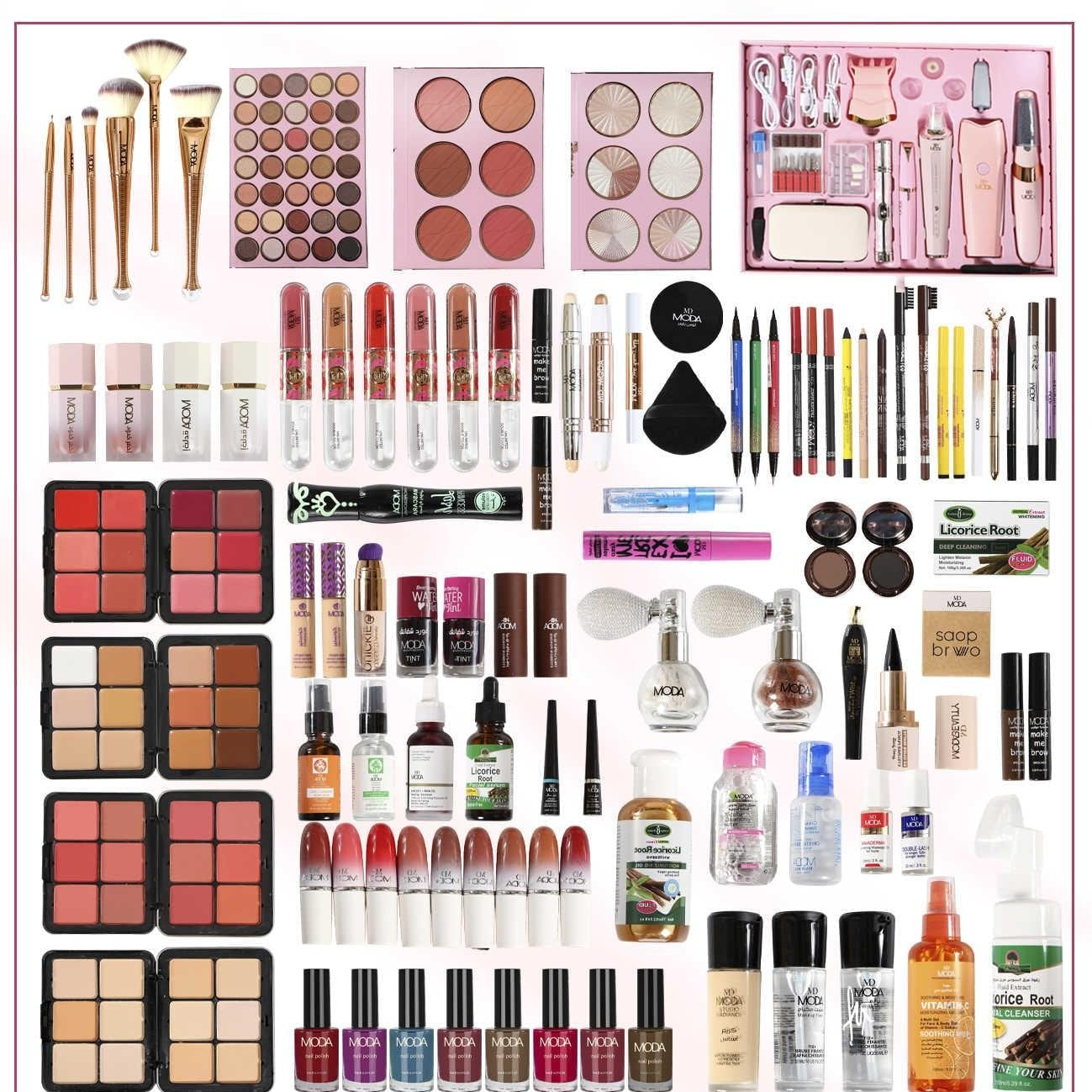 LAST DAY 69% OFF Complete 140-piece beauty collection الصندوق المتقدم – 140 قطعة متكاملة لتجربة مكياج وعناية لا مثيل لها