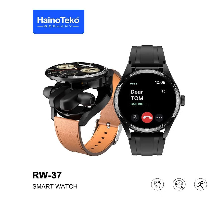 Haino Teko RW37 Smart Watch & Earbuds – Unleash Your Active Lifestyle with Premium Sound and Fitness Tracking!