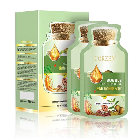 Bubble Plant Hair Dye shampoo