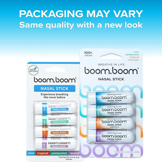 Nasal Stick  Vapor Flow Technology | Better Breathing + Natural Focus | Cool Refreshing Sensation | Premium Essential Oils + Menthol Inhaler